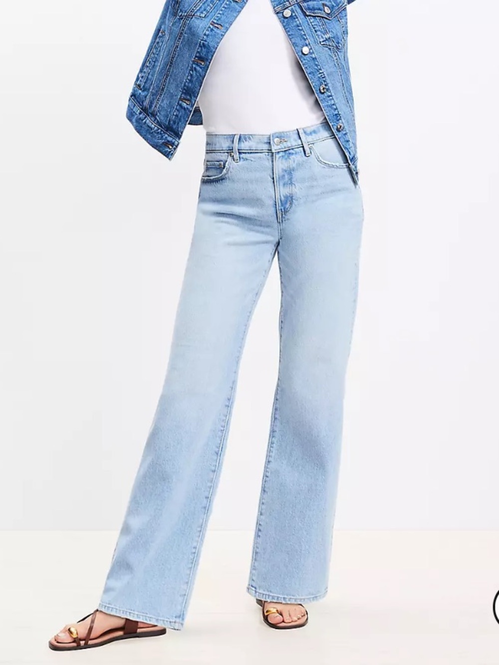 NWOT Loft Relaxed Straight Jeans